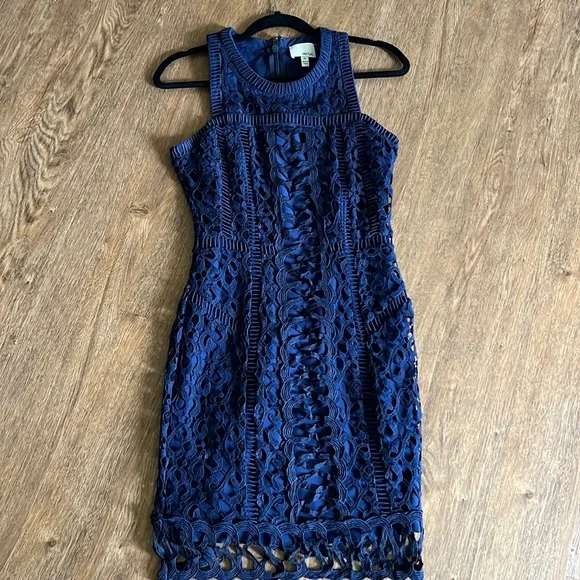 greylin blue dress Greylin “Fawn” Embroidered Dress main image 0